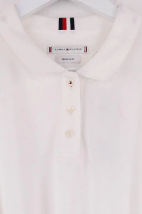 Robe Tommy Hilfiger Blanc en Coton