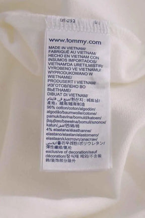 Robe Tommy Hilfiger Blanc en Coton