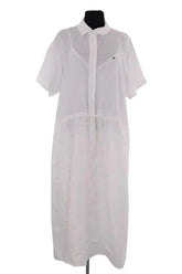 Robe Tommy Hilfiger Blanc en Lin, taille XL - Seconde Main