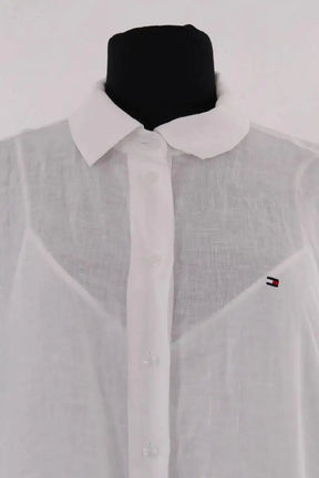 Robe Tommy Hilfiger Blanc en Lin