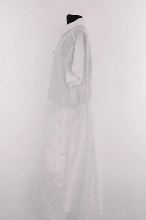 Robe Tommy Hilfiger Blanc en Lin