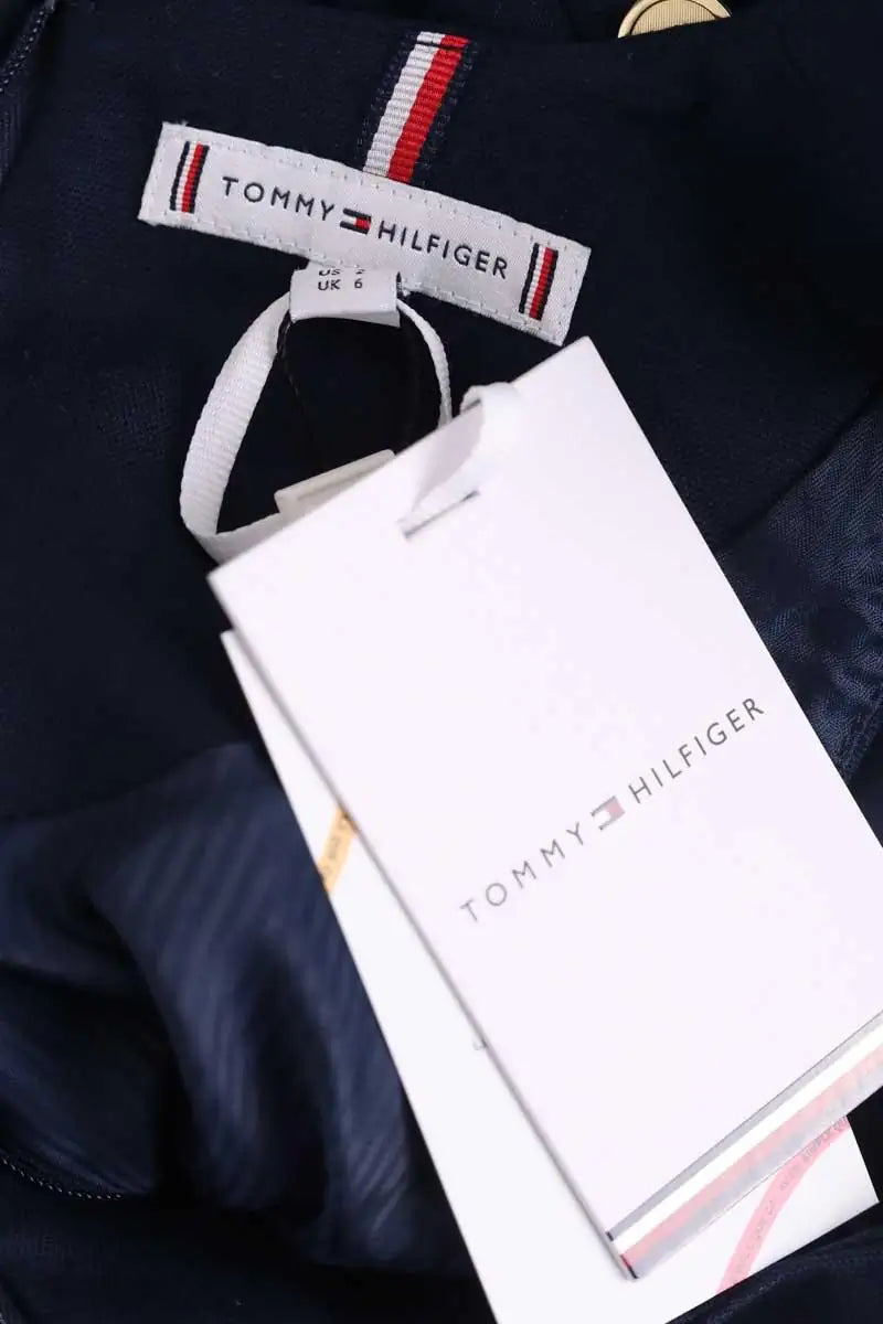 Robe Tommy Hilfiger Bleu en Coton