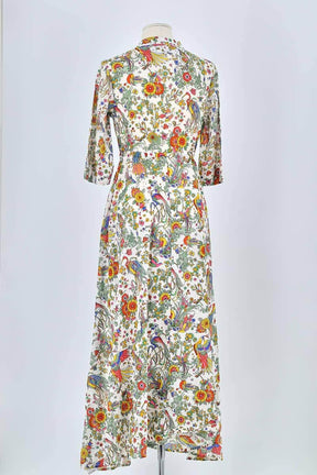 Robe Tory Burch Blanc en Coton