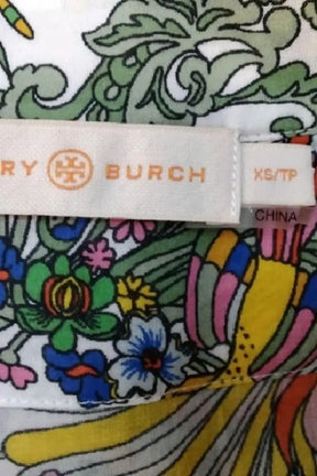 Robe Tory Burch Blanc en Coton