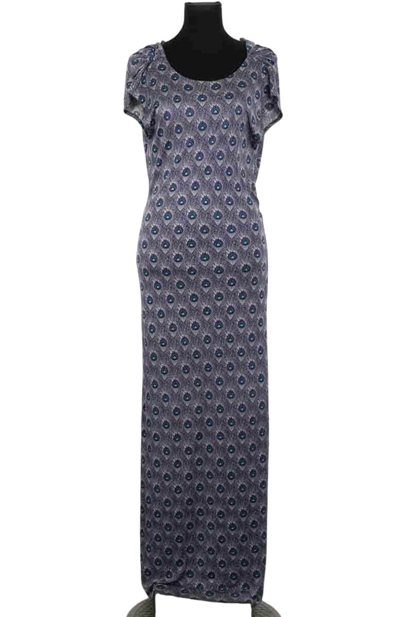 Robe Tory Burch Bleu en Synthétique, taille S - Seconde Main