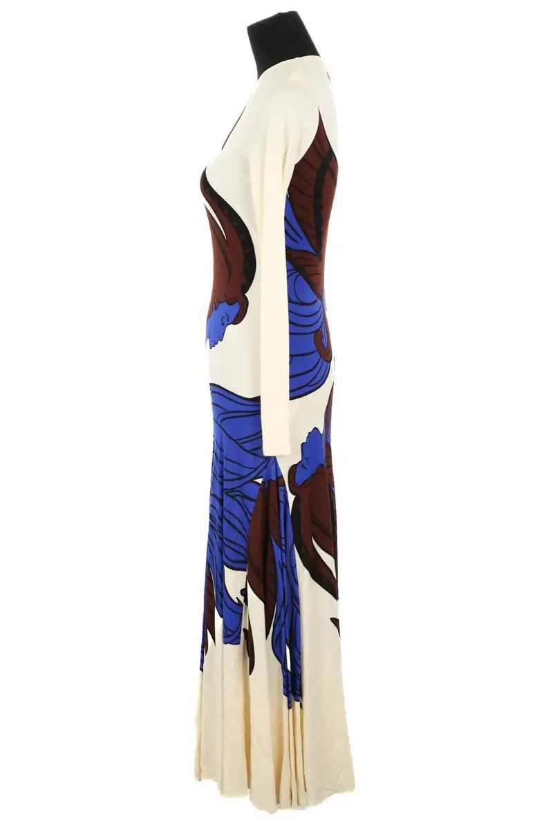 Robe Tory Burch Ecru en Viscose