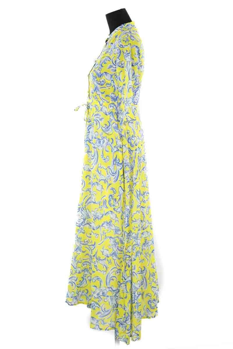 Robe Tory Burch Jaune en Coton