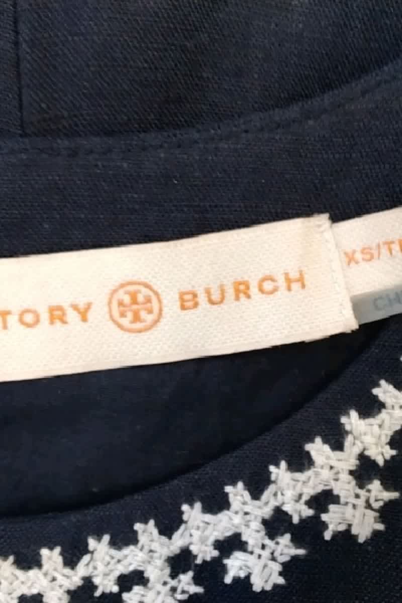 Robe Tory Burch Marine en Lin
