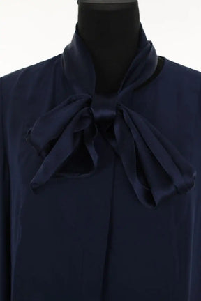 Robe Tory Burch Marine en Soie