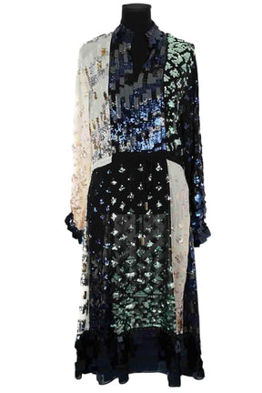 Robe Tory Burch Multicolore en Paillettes, taille XS - Seconde Main