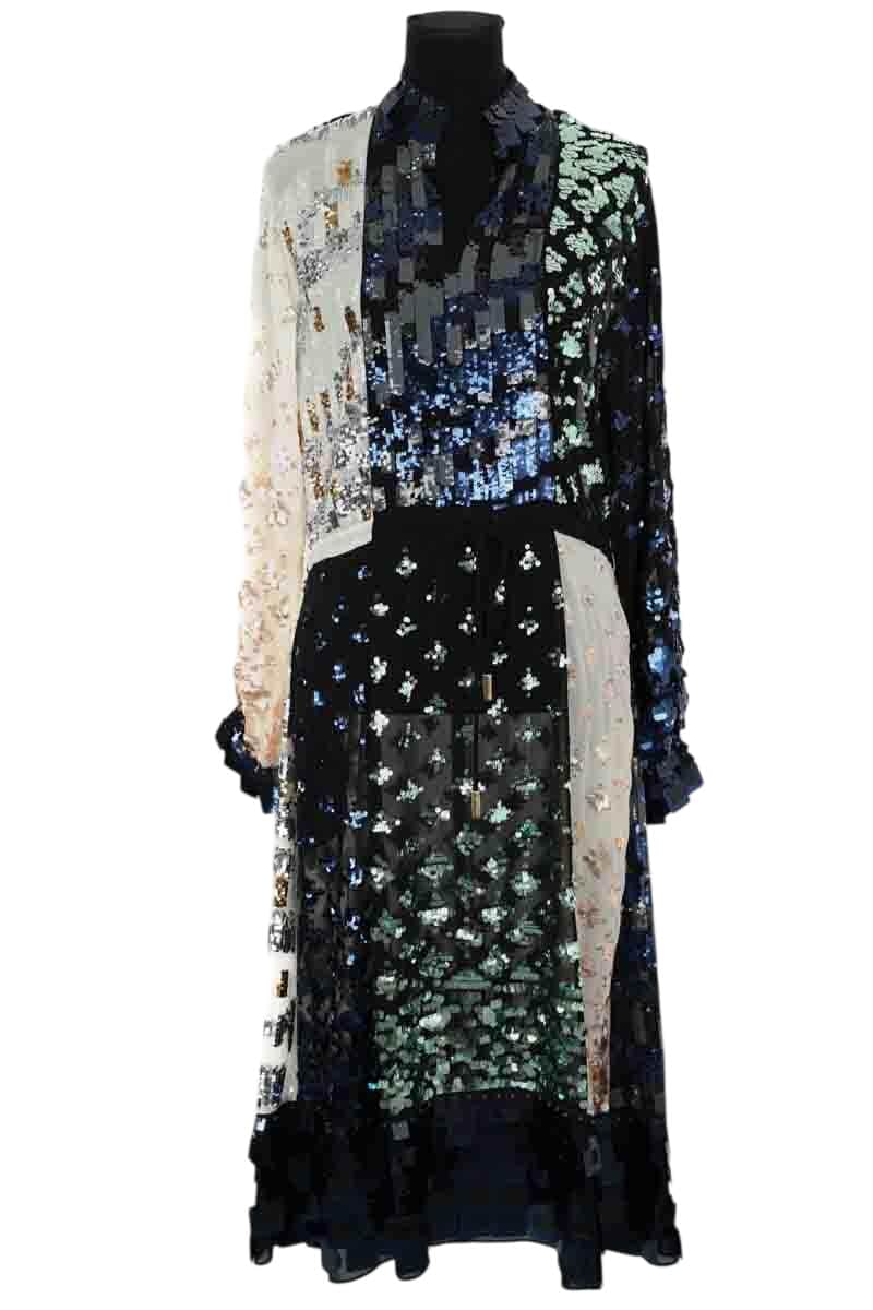 Robe Tory Burch Multicolore en Paillettes, taille XS - Seconde Main
