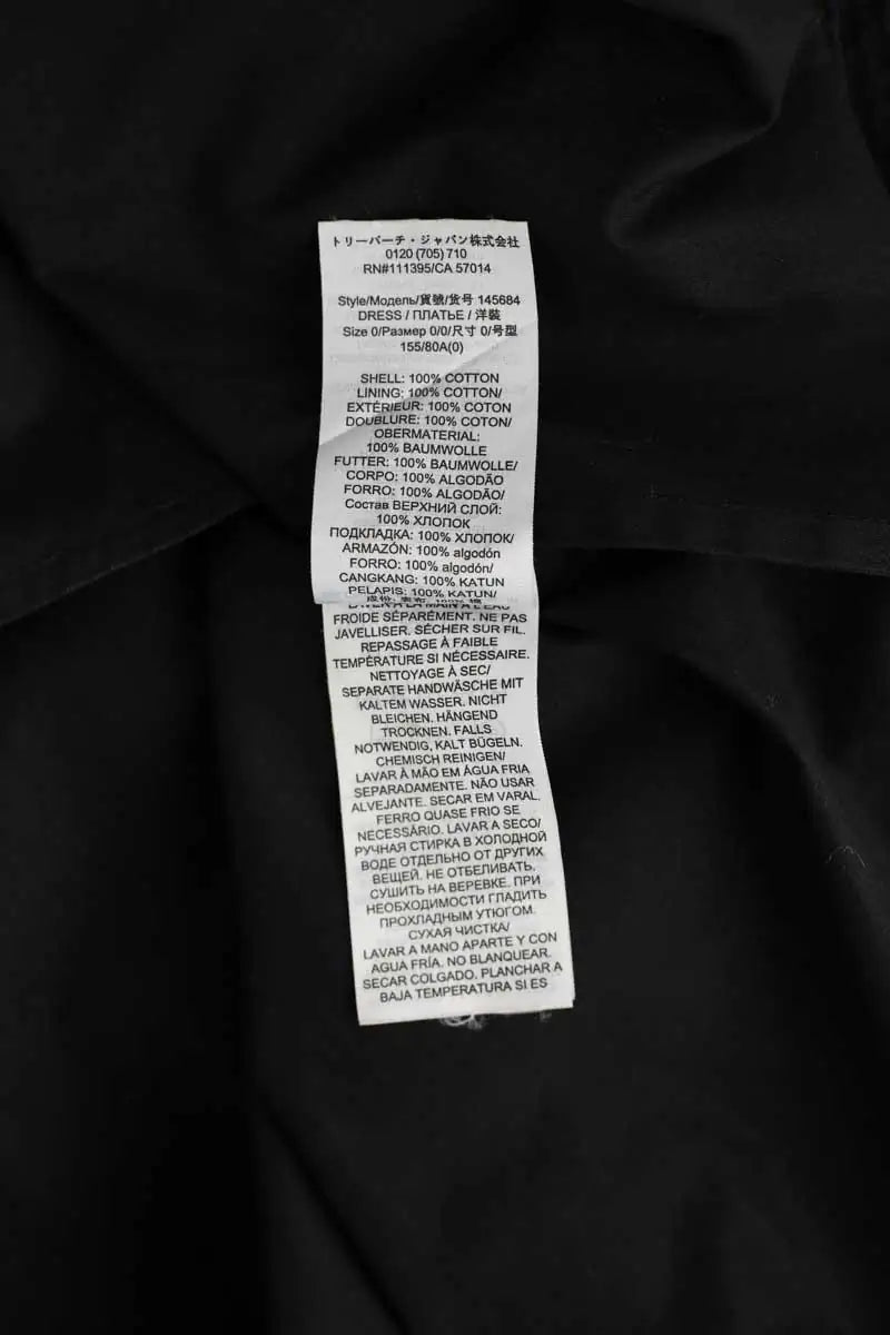 Robe Tory Burch Noir en Coton