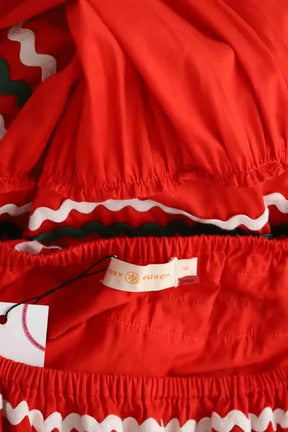 Robe Tory Burch Rouge en Coton