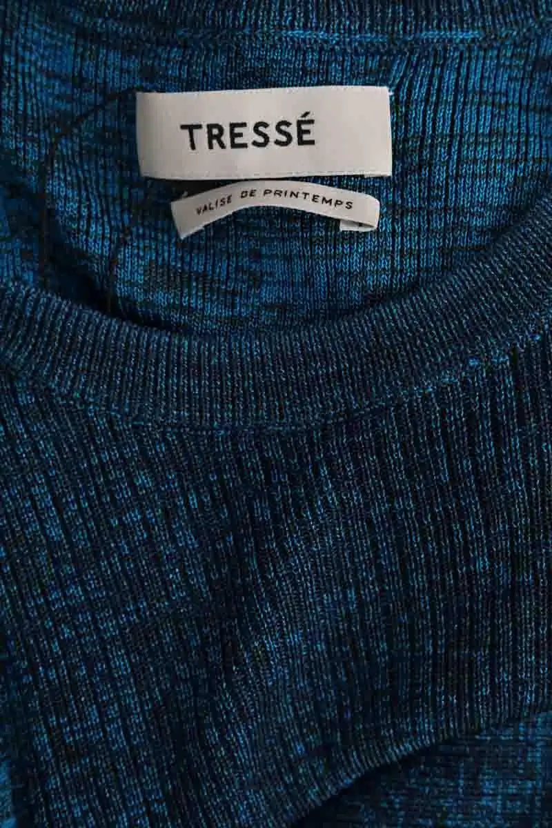 Robe Tresse Bleu en Synthétique