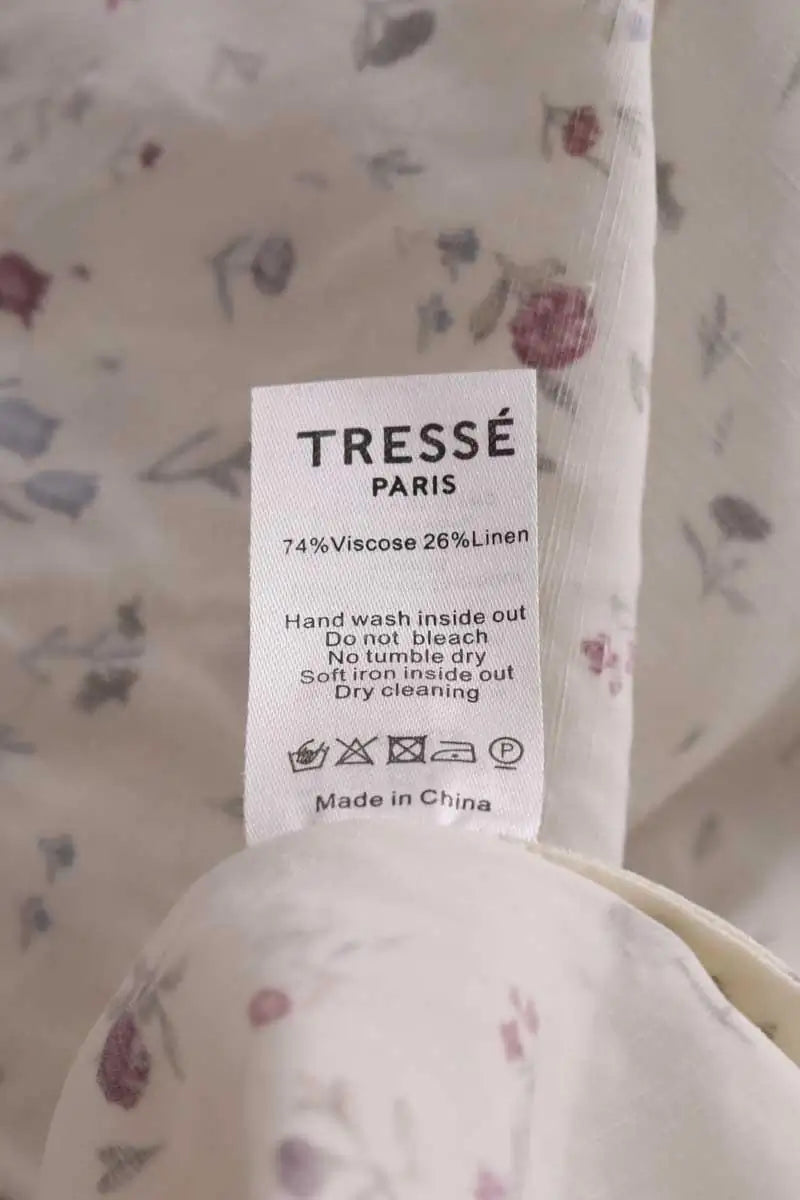 Robe Tresse Ecru en Coton