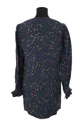 Robe Tresse Marine en Viscose