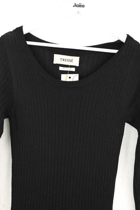 Robe Tresse Noir en Laine
