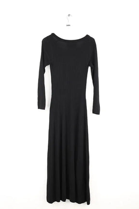 Robe Tresse Noir en Laine