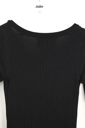 Robe Tresse Noir en Laine