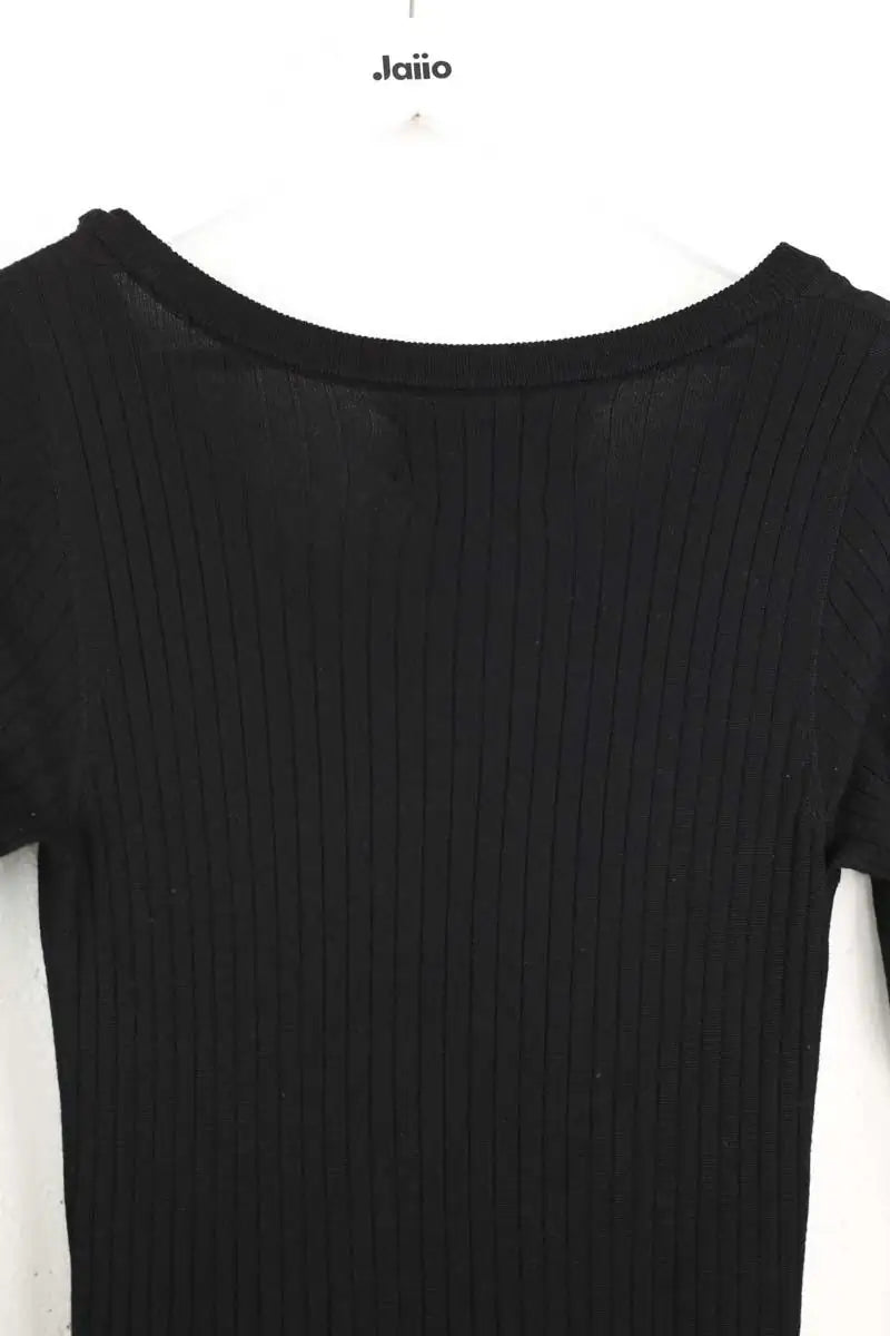 Robe Tresse Noir en Laine
