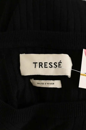 Robe Tresse Noir en Laine