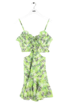 Robe Tresse Rifolo Vert en Lin, taille S - Seconde Main