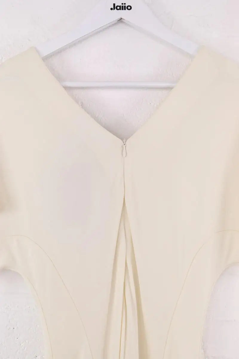 Robe Trussardi dress jersey crepe marshmallow Beige en Viscose
