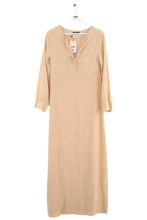 Robe Twinset Beige en Soie, taille S - Seconde Main