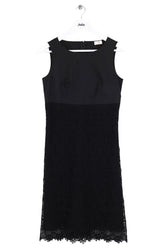 Robe Valentino Noir en Coton, taille M - Seconde Main