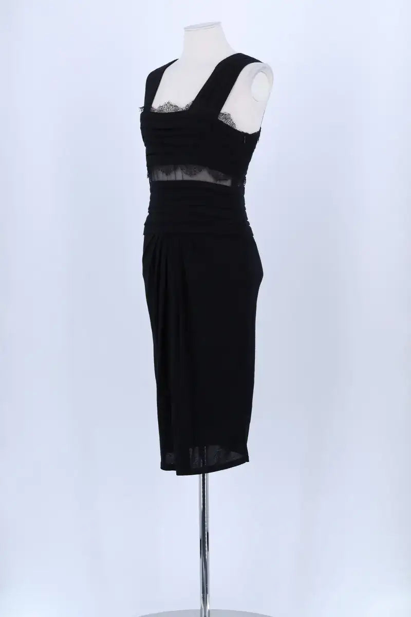 Robe Valentino Noir en Laine