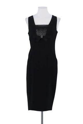 Robe Valentino Noir en Viscose, taille S - Seconde Main