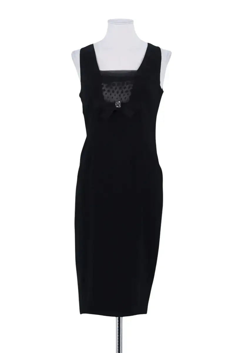 Robe Valentino Noir en Viscose, taille S - Seconde Main