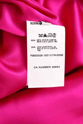 Robe Valentino Rose en Soie