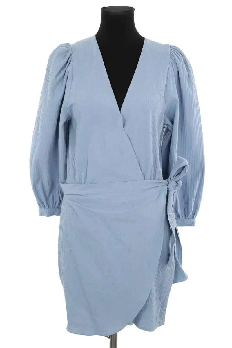 Robe Vanessa Bruno Bleu en Coton, taille M - Seconde Main
