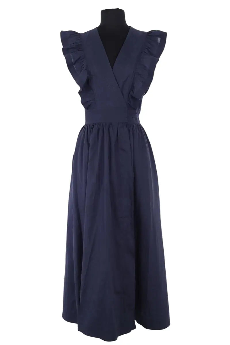 Robe Vanessa Bruno Bleu en Coton, taille S - Seconde Main
