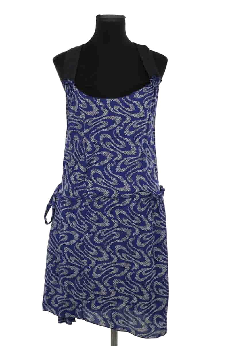 Robe Vanessa Bruno Bleu en Soie, taille M - Seconde Main