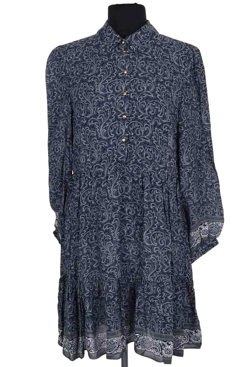 Robe Vanessa Bruno Bleu en Viscose, taille S - Seconde Main