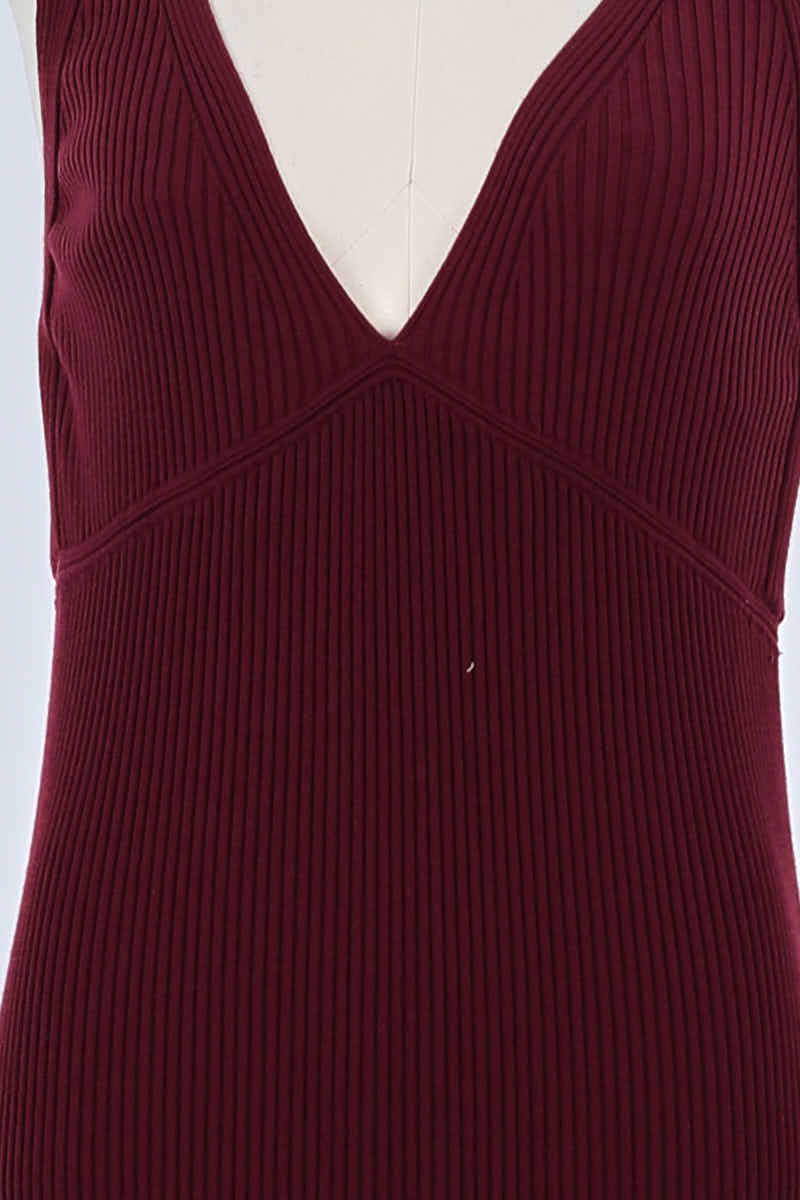 Robe Vanessa Bruno Bordeaux en Viscose