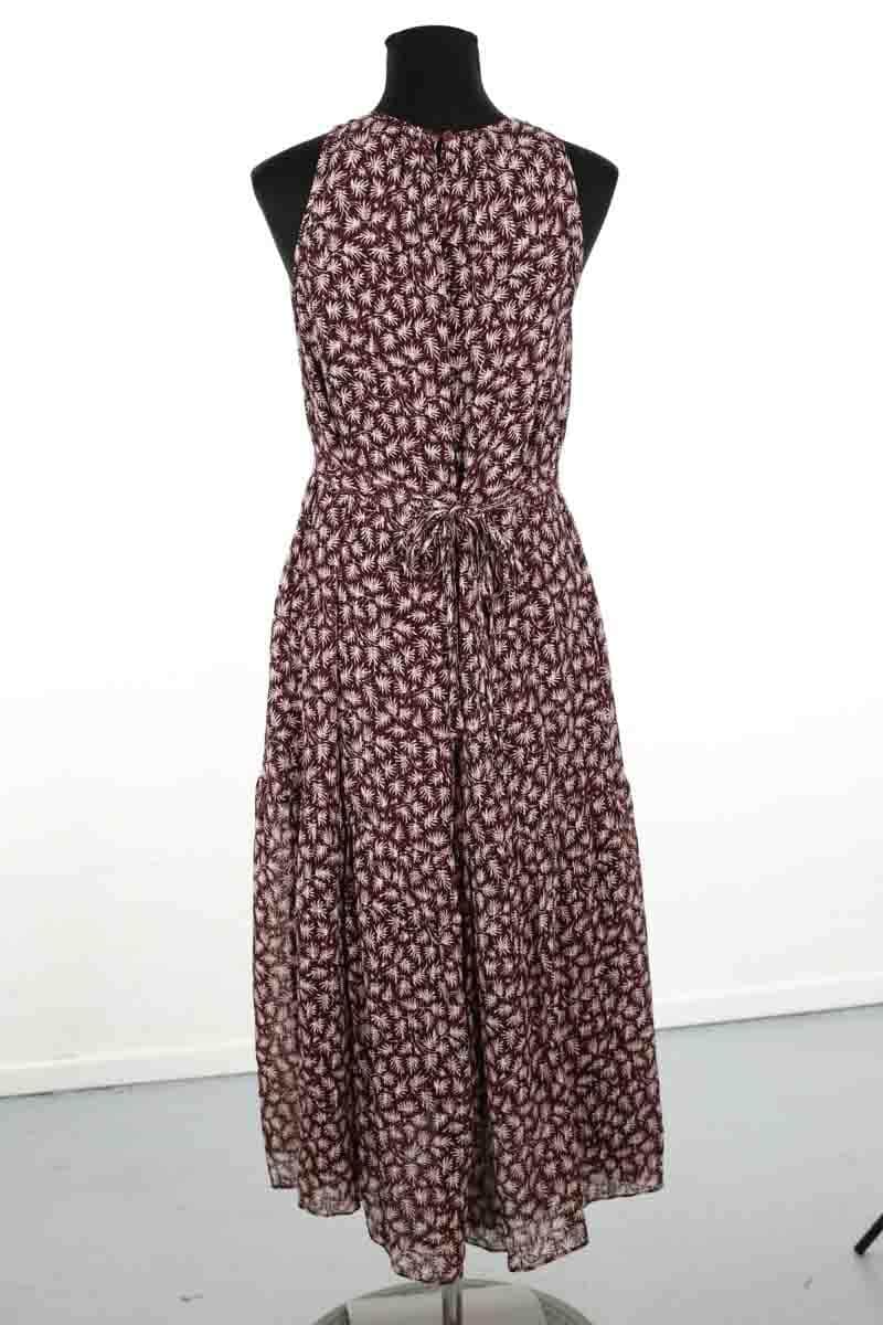 Robe Vanessa Bruno Bordeaux en Viscose