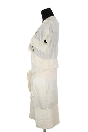 Robe Vanessa Bruno Ecru en Soie