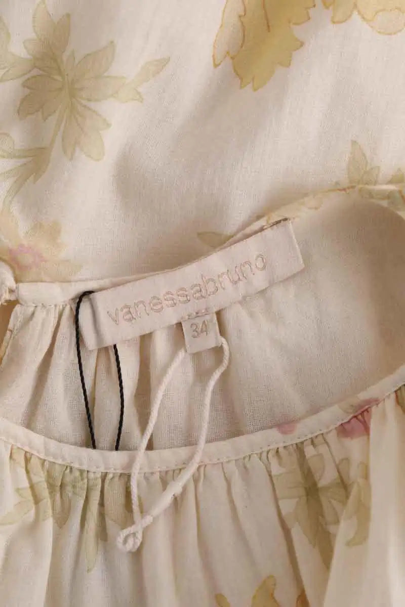 Robe Vanessa Bruno Jaune en Coton