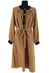 Robe Vanessa Bruno Jaune en Synthétique, taille L - Seconde Main