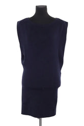 Robe Vanessa Bruno Marine en Laine, taille XS - Seconde Main