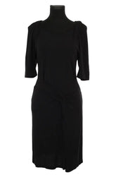 Robe Vanessa Bruno Noir en Coton, taille S - Seconde Main