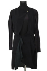 Robe Vanessa Bruno Noir en Polyester, taille S - Seconde Main