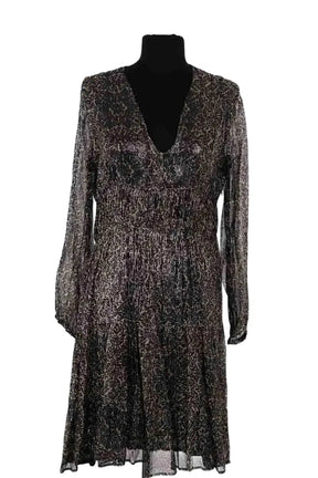 Robe Vanessa Bruno Noir en Viscose, taille M - Seconde Main