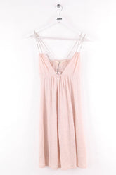 Robe Vanessa Bruno Rose en Lin, taille S - Seconde Main