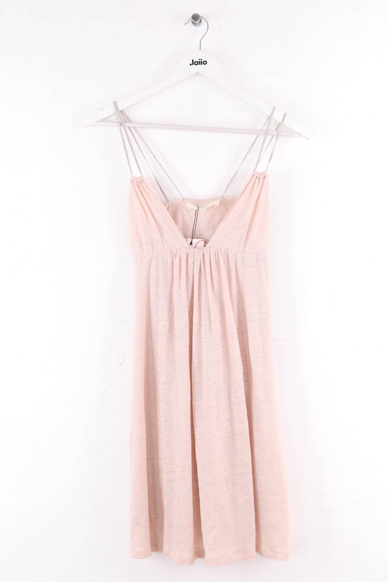 Robe Vanessa Bruno Rose en Lin, taille S - Seconde Main