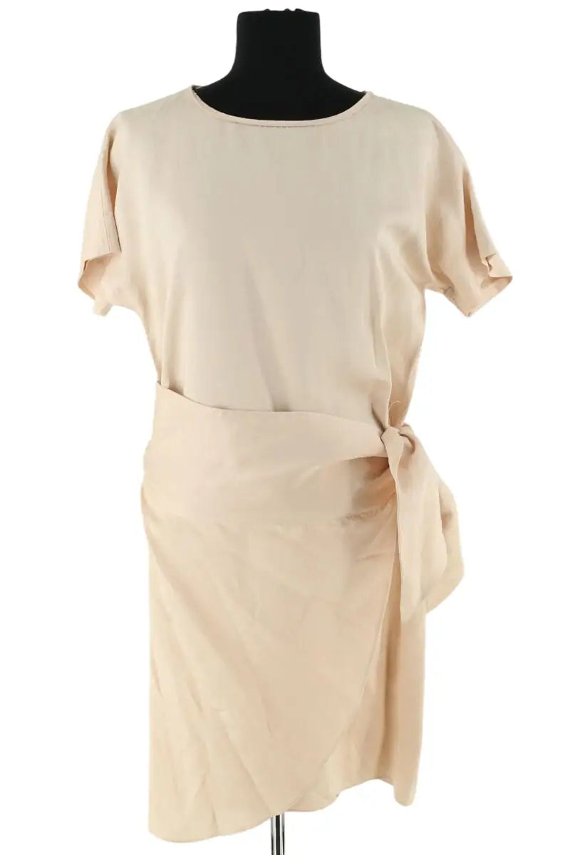Robe Vanessa Bruno Rose en Lin, taille S - Seconde Main