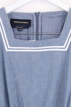 Robe Vanessa Seward Bleu en Coton